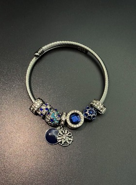 Vintage古着 Azure Starry Sky手环