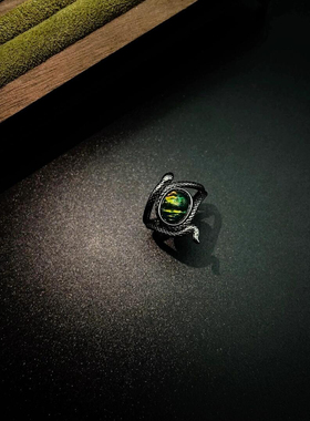 Vintage古着 Snake pupil戒指