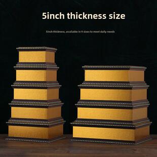 实木佛像底座加高垫财神莲花观音座佛像加高垫佛坛祭拜底座木制