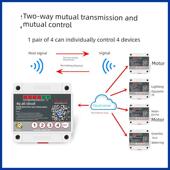 无线Io交换机发送和接收双向反馈点对点模块交换机传输控制继电器
