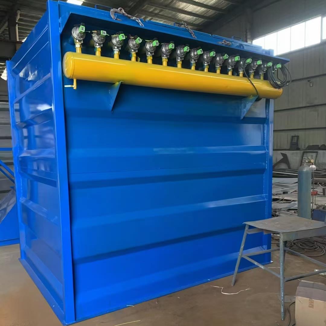 脉冲布袋除尘器仓顶粉尘滤筒耐高温工业布袋集尘器车间除尘设备