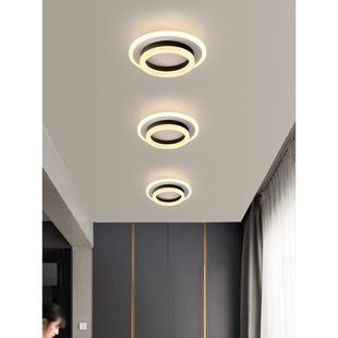 客厅Led通道走廊灯入口灯入口大厅衣帽间天花板灯阳台圆形表面安