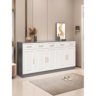 鞋柜家庭门壁挂式走廊鞋柜简约现代入口门实木鞋柜2024新热款式