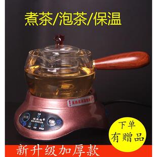 斌能达迷你养生小泡茶炉加厚耐热玻璃侧把煮茶壶可加热100度电热