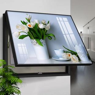 饰画小清新植物花卉挂画强弱配电箱装 现代简约电表箱遮挡装 饰壁画