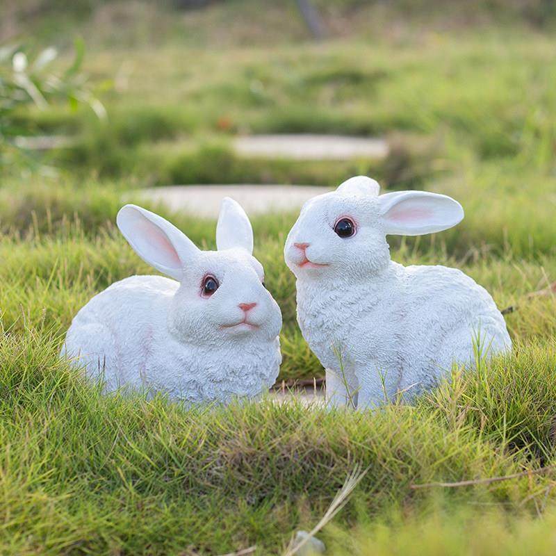 庭院户外幼儿园装饰小兔子摆件工艺品仿真动物兔子花园草坪装饰,家居饰品,落地摆件,淘宝优惠券,粉丝福利购,淘宝优惠卷