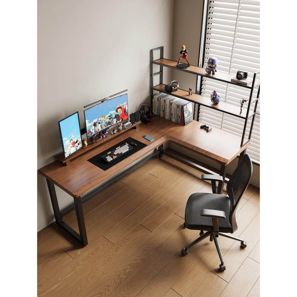 实木转角书桌家用电脑桌l型办公桌电脑桌卧室拐角电竞桌异形桌子,住宅家具,转角桌,淘宝优惠券,粉丝福利购,淘宝优惠卷