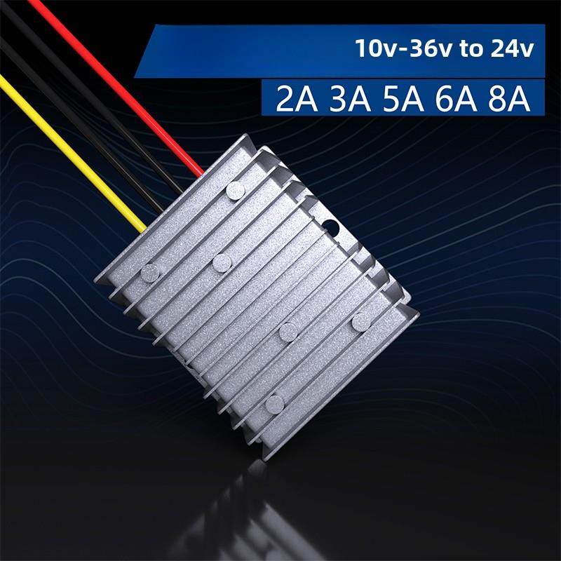 Dc24V到24V稳压模块电源电压转换器汽车太阳能监测直流稳压模块