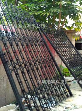 直销新款深圳不锈钢推拉门拉闸门电梯口折叠门透气防盗门入户门包