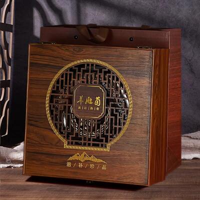 高端覆古莫雷尔礼盒100克250克莫雷尔包装盒通用当地特产干货木箱