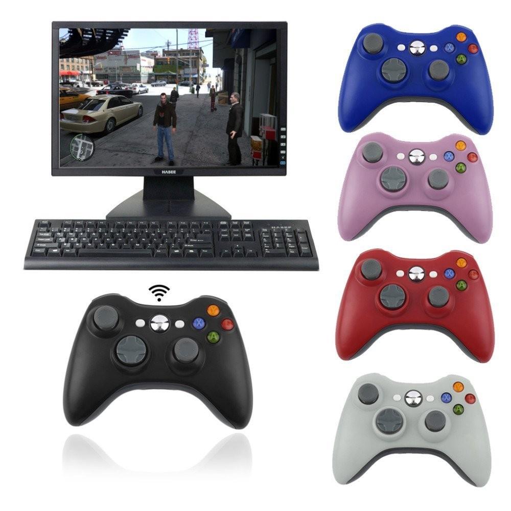 工厂直销可带接收器pc电脑笔记本xbox 360 2.4g无线游戏手柄