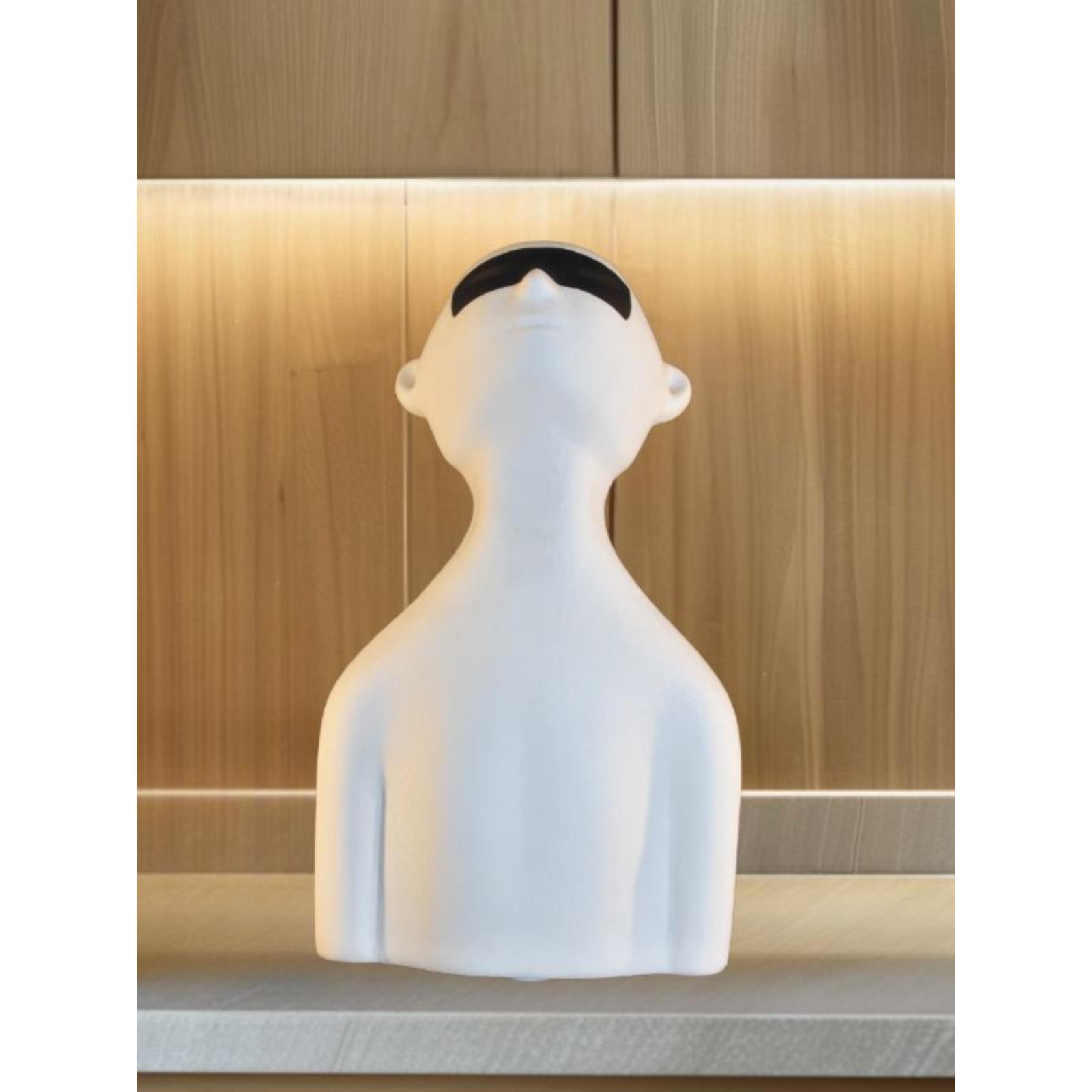 服装店橱窗陈列道具摆件艺术落地展示台创意人像雕塑底座增高摆台