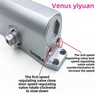 玻璃门无框无冲孔缓冲闭门器防火门钢化阻尼液压推拉定位办公室门