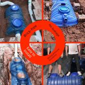 Pe化粪池家用新型农村池塑料大桶牛筋三室厕所改造立方玻璃纤维