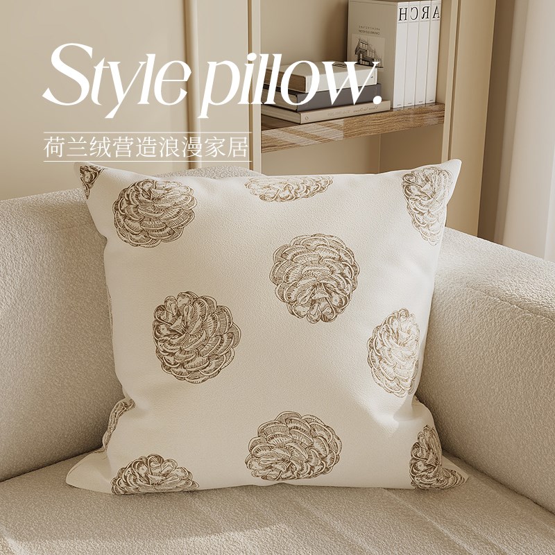 复古南瓜客厅沙发抱枕靠背含芯现代简约家用客厅卧室床头床上靠垫