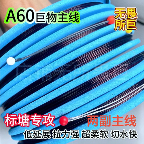 A60主线巨物线组成品主线PE加固大物青鱼标塘低延展强拉力2盘装