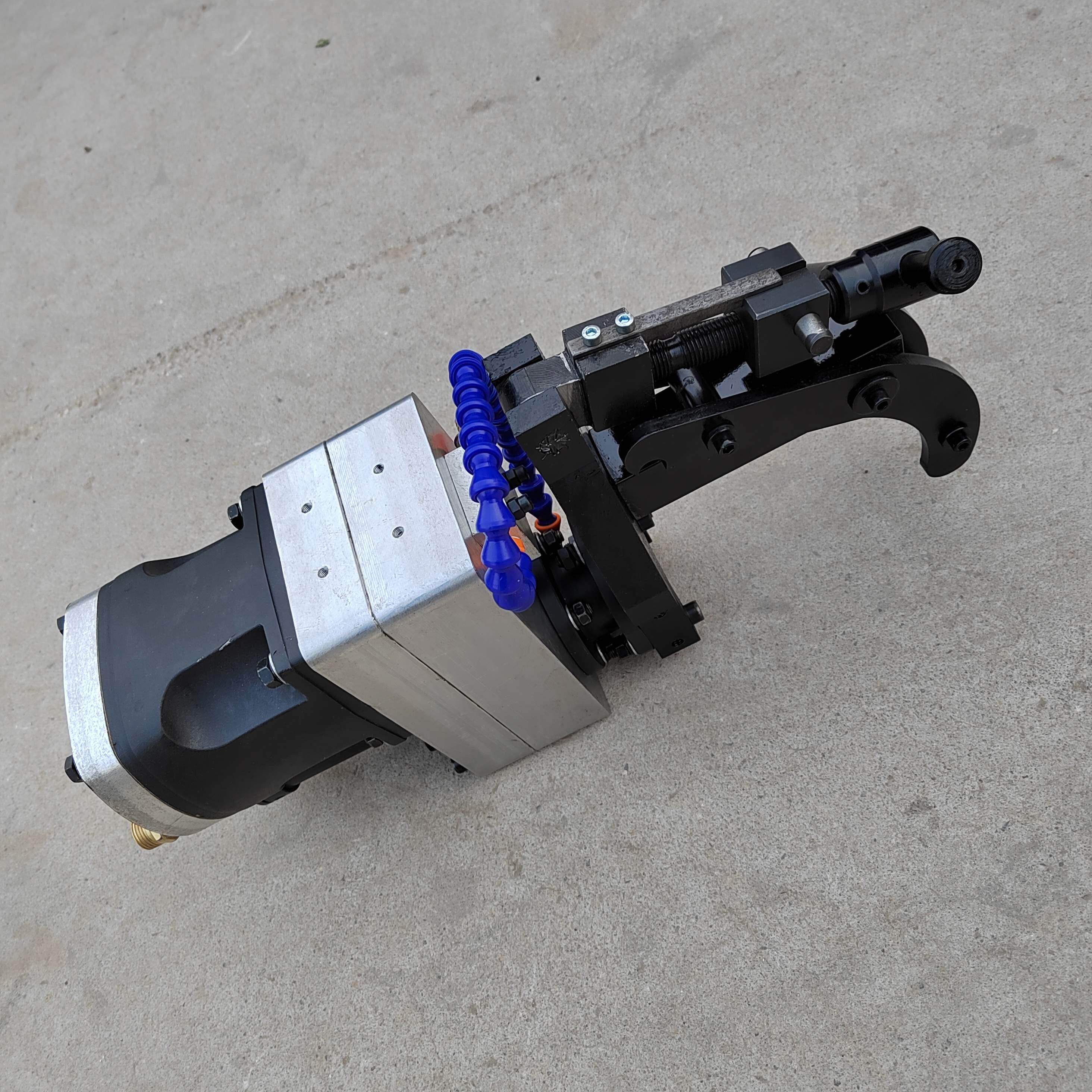 无火花煤矿用 气动钢轨钻孔机 xqz-32 轨道钻水冷空心钻打孔钻