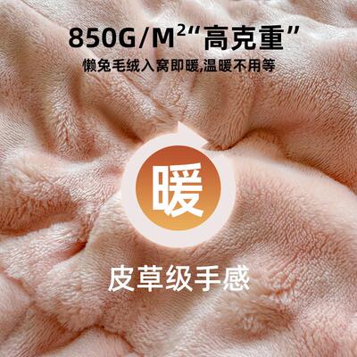 冬季兔毛牛奶绒床褥床垫用卧室生软垫子加保暖宿舍学单家YXA-33厚