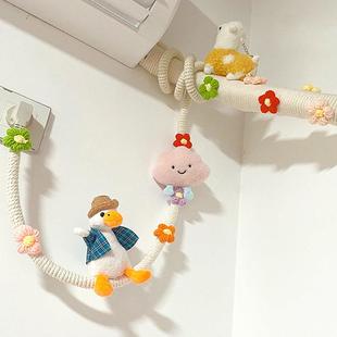 包空调管子装饰遮麻绳线燃管道美化遮暖气管阳台下水管挡丑气神器