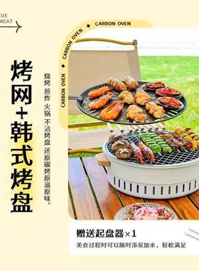 烧烤炉子烤家ODB用烧烤户外围炉煮茶便携式室内2052架新款肉火炉