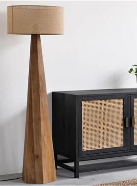 侘寂20170110风厅落地灯日式复古茶室室牀头防木卧纹风落书客房水