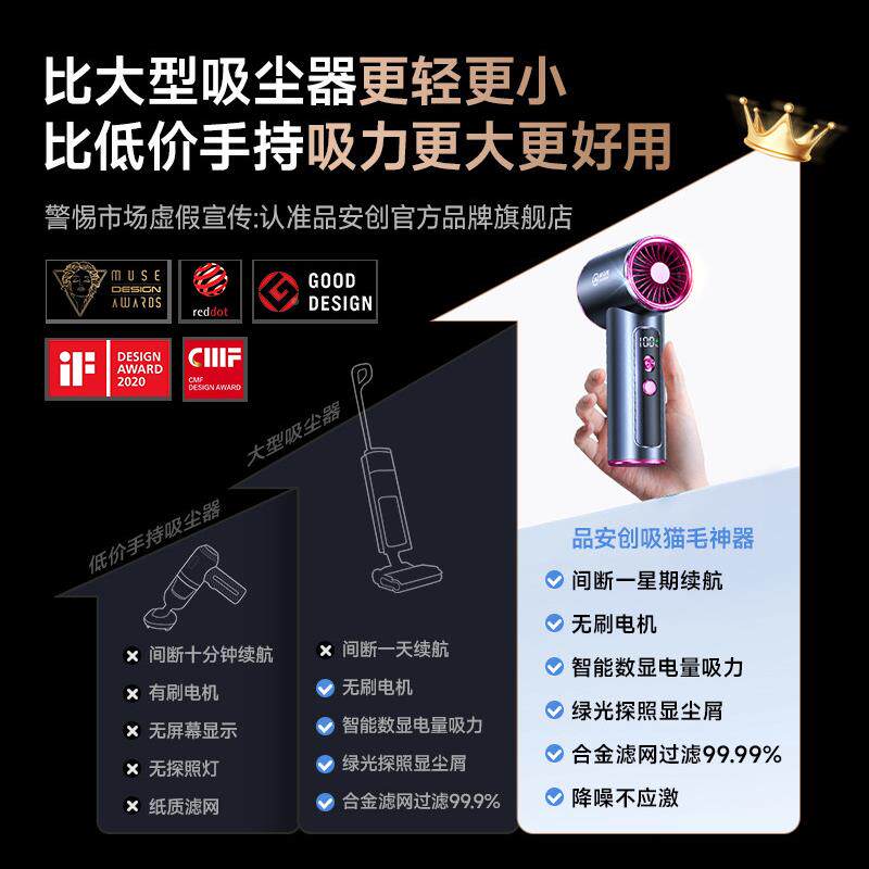 车载吸尘超器强大吸力汽车车手持式小6型202新款S3Pro绿车内吸用
