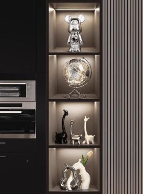 约现代简酒柜迁摆件大气玄客厅餐柜家居ZG-酒柜软装装饰品乔新居