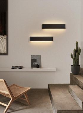 简约现室床头灯壁代灯北欧创意厅背景墙壁灯卧长条楼梯灯过95922