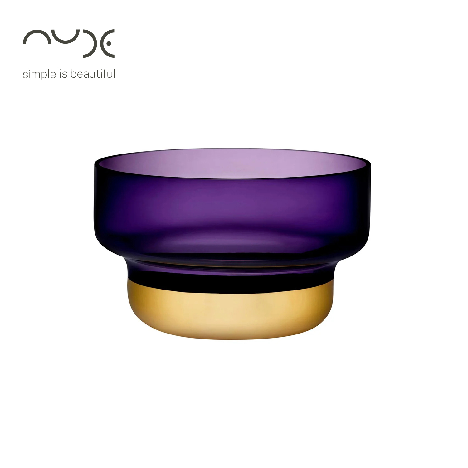 努德进口北欧风格水晶玻璃碗