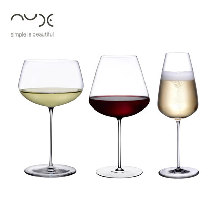 红点奖Nude进口zero 红酒杯香槟杯水晶杯手工白葡萄高脚杯子轻薄
