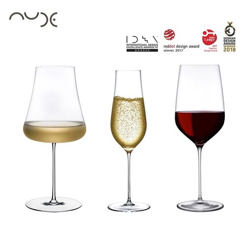 努德进口红点奖手工超薄高脚杯