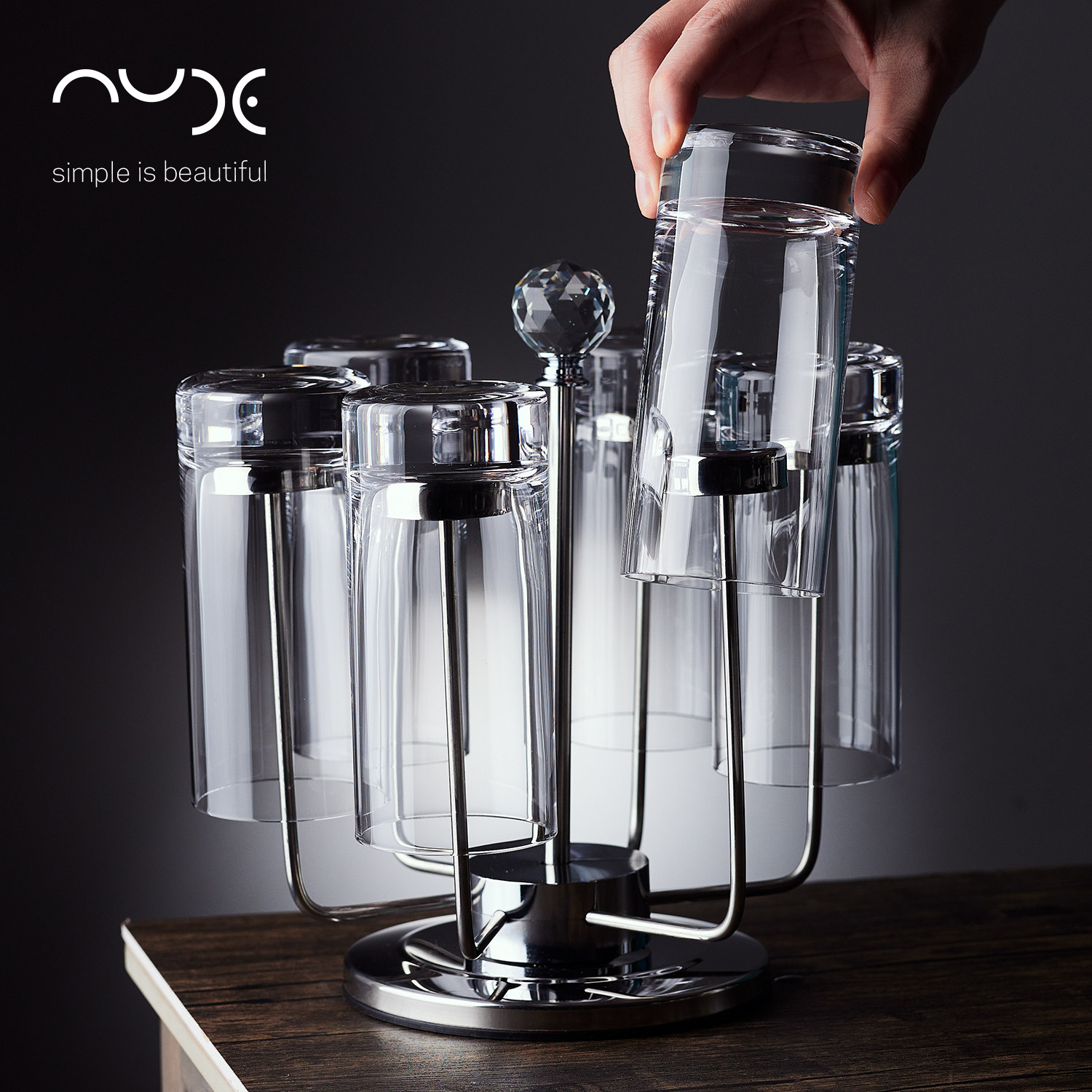 土耳其进口Nude高颜值水晶玻璃杯套装家用待客水杯果汁饮料绿茶杯,餐饮具,玻璃杯,淘宝优惠券,粉丝福利购,淘宝优惠卷