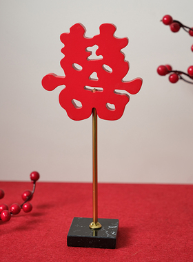 快速发货结婚订婚喜字卧室装饰布置中国风M饰品客厅玄关桌面摆台