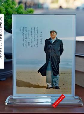 毛主席水晶饰品客厅书房装饰办公室肖像头像桌面饰品领导长辈礼品