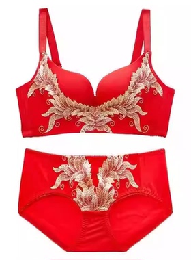 露露酱NN~黛凡妮新年红色内衣套装ZW53097
