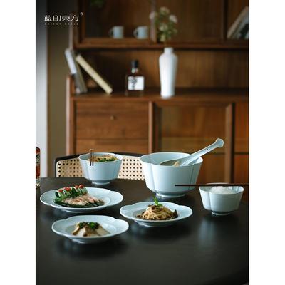 景德镇陶瓷碗家用2025新款高级感餐具套装釉下彩中式碗碟套装送礼