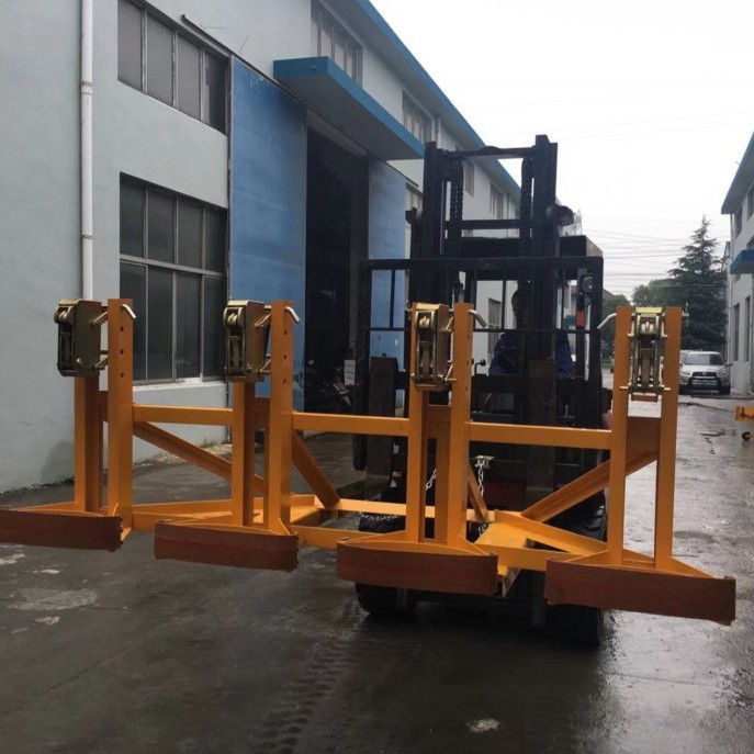 油桶夹具叉车 双嘴油桶夹单鹰嘴夹具抱桶器油桶起重搬运车装卸