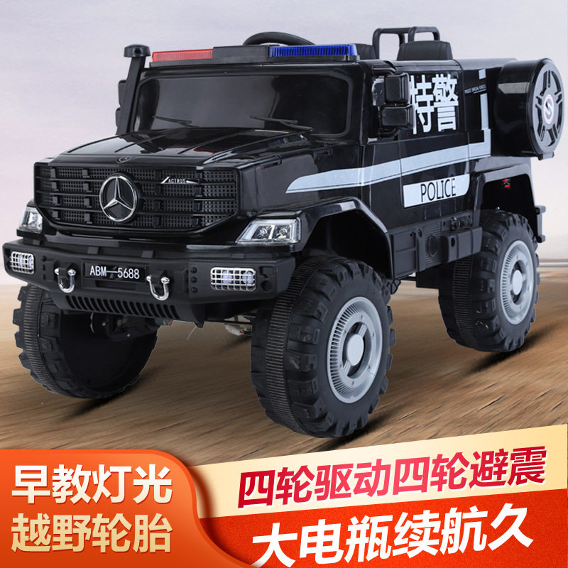 儿童四轮越野遥控四驱电动玩具车