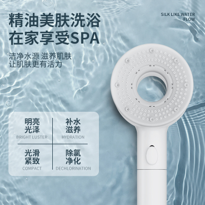 超强增压花洒喷头热水器家用涡轮加压大出水量浴室浴霸淋浴头套装