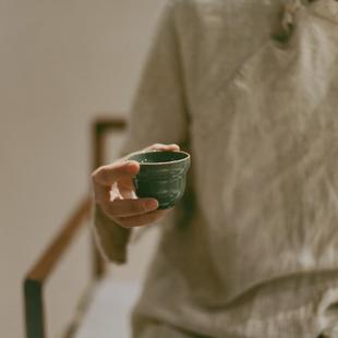 盖碗 葫芦纳福茶杯 个人杯 仿宋 茶碗 宋青书院 越窑青瓷