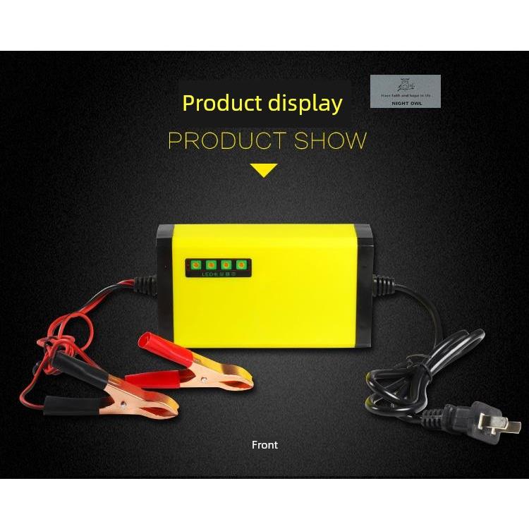 摩托车蓄电池充电器12V伏蓄电池铅酸蓄电池充电器12V2A/3A/6A通用