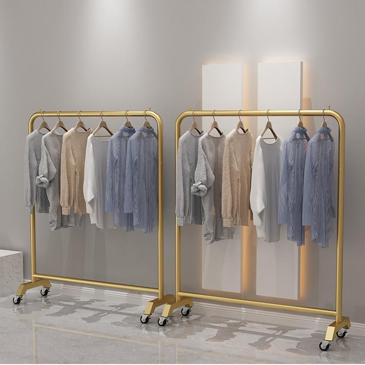 衣架落地立式家用卧室简易衣帽架室内入门挂衣架可移动阳台晾衣架