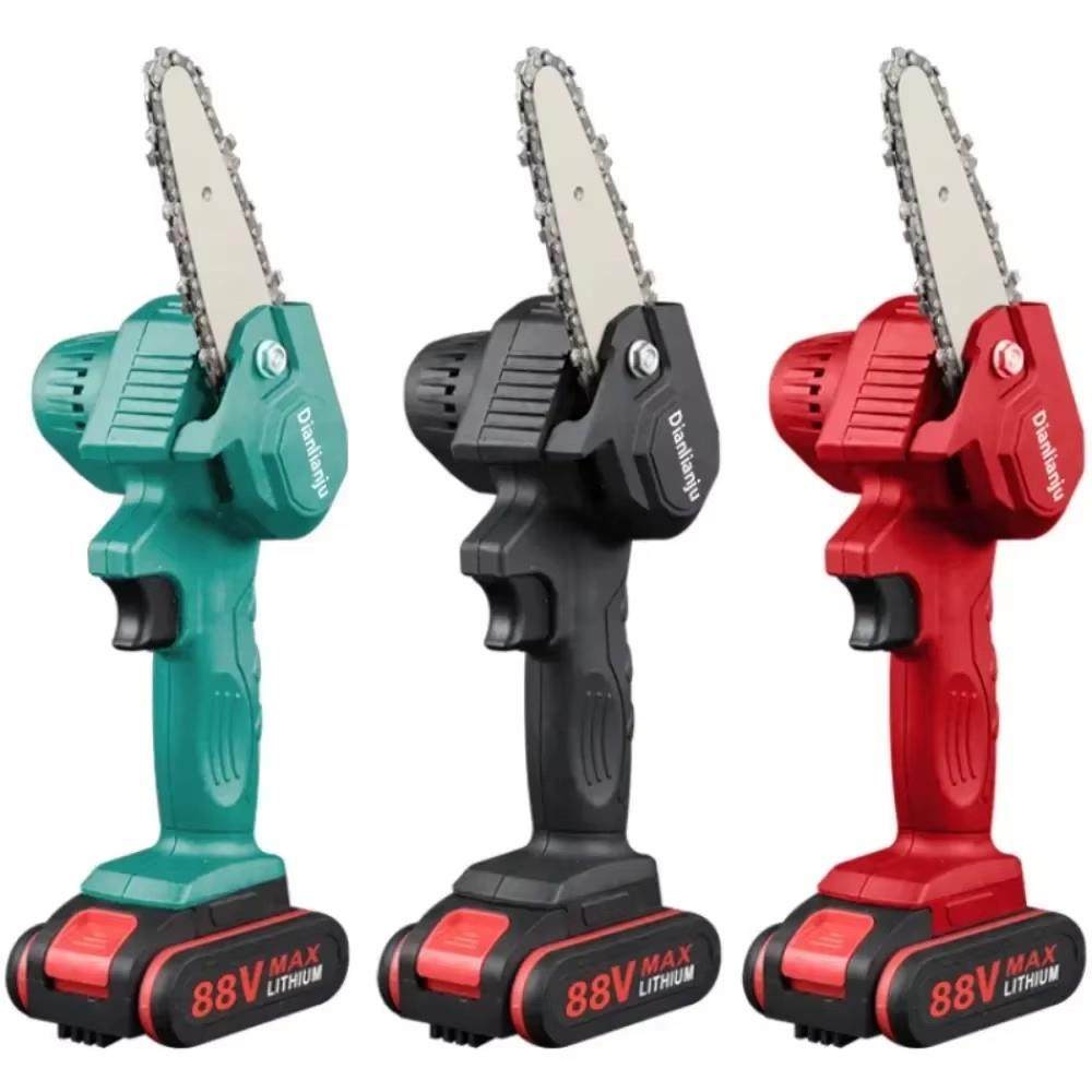 4寸的迷你电动链锯与升级电池可充电木工修剪单手锯花园电动工具,家装灯饰光源,其它灯具灯饰,淘宝优惠券,粉丝福利购,淘宝优惠卷