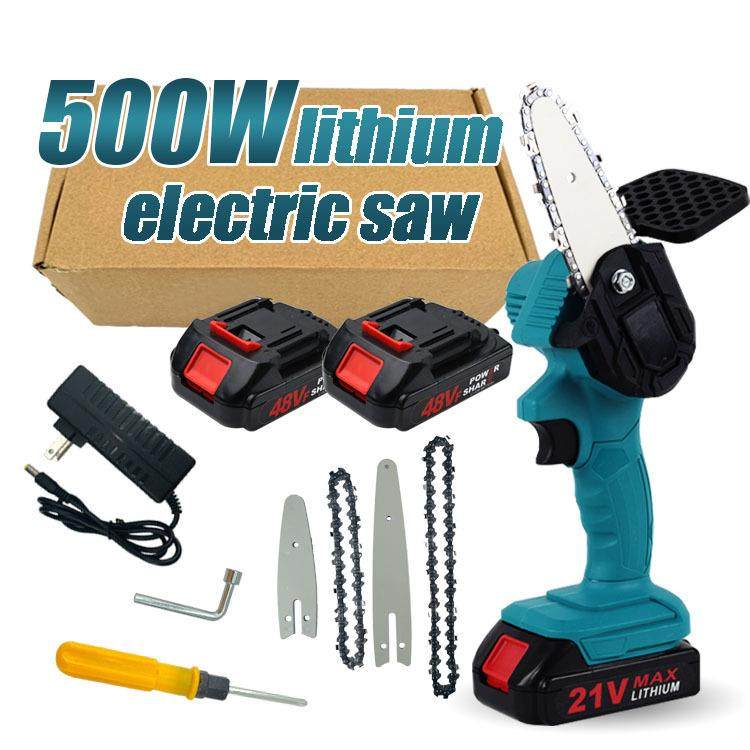 21V锂电链锯四寸六寸可选家用小型手持手提锂电锯电动锯伐木工具,家装灯饰光源,其它灯具灯饰,淘宝优惠券,粉丝福利购,淘宝优惠卷