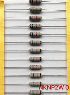 无感绕线电阻NKNP2W0R1渡锡铜线