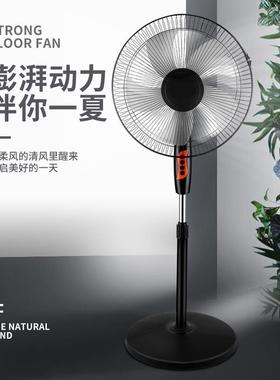 电风扇家用落地扇办公室遥控定时电扇立体式宿舍循环风扇省电