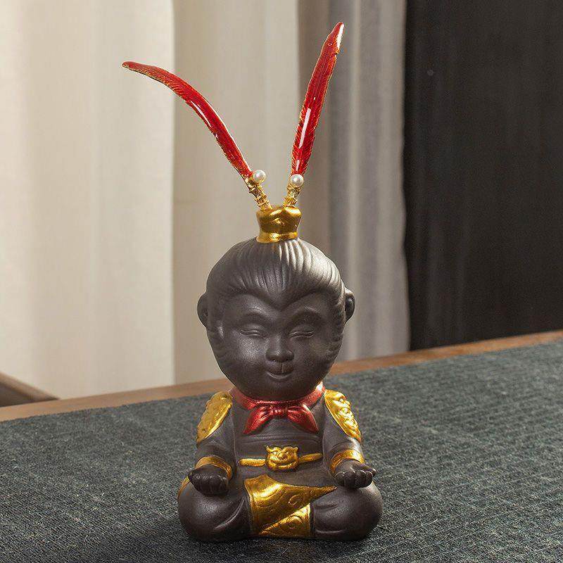 紫砂齐天大圣悟空茶宠精品茶玩可养茶桌茶台装饰摆件茶具配件摆设,基础建材,脚轮/万向轮,淘宝优惠券,粉丝福利购,淘宝优惠卷