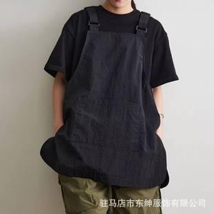 防泼水双面理发师咖啡店餐饮罩衣围裙家用厨房服防污印字女