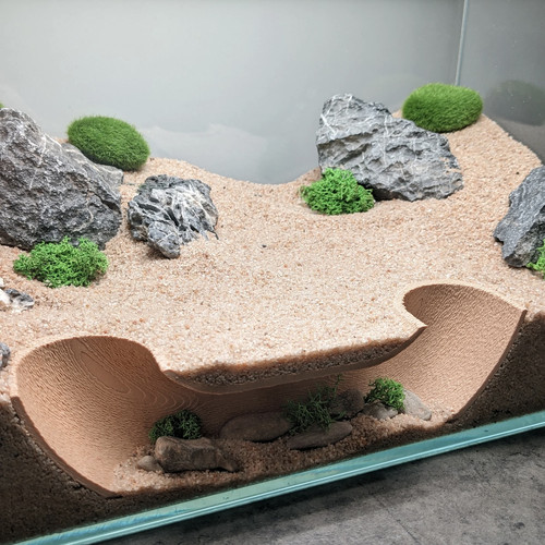 爬宠鱼虾创意洞穴屋鱼缸造景装饰