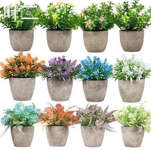 Small Plant New Pot Plants Artificial Bonsai Fake Flowers